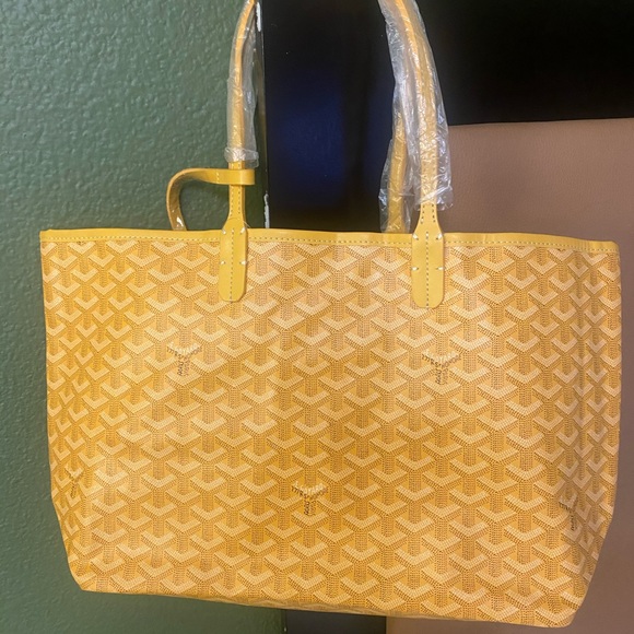 Model goyard Tote canvas bags yellow medium - Picture 2 of 8